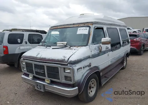 1990 GMC Rally Wagon / Van G2500 z USA, uszkodzony, nr VIN 1GDEG25K2L7502829